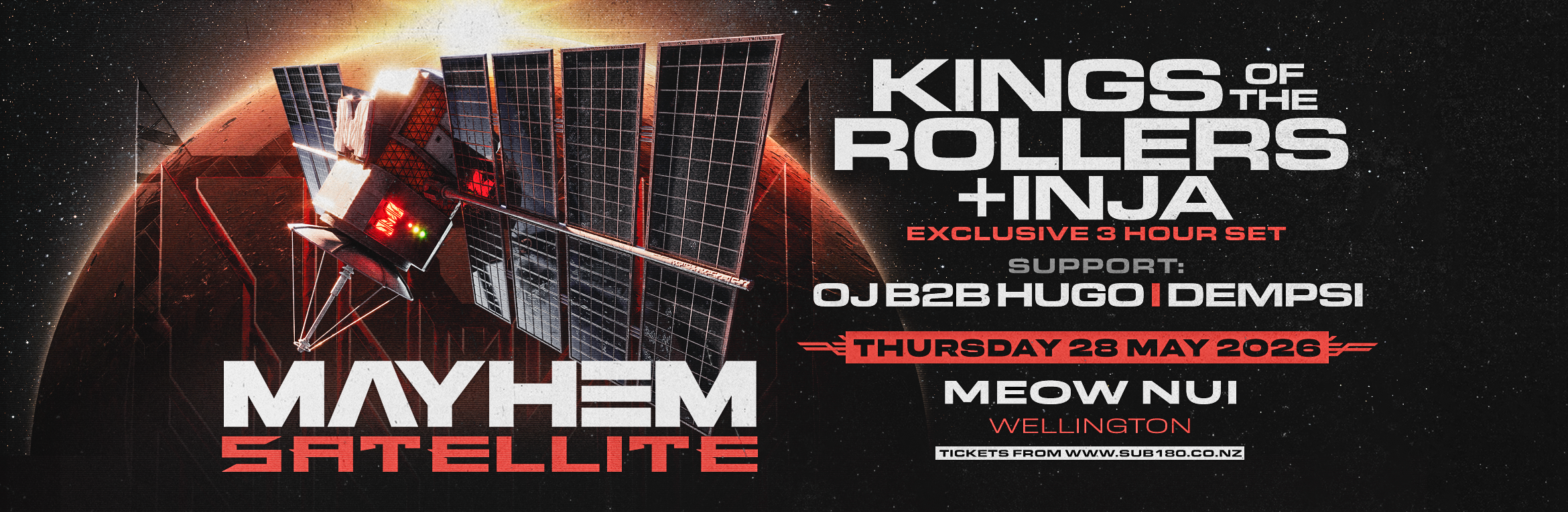 Mayhem - Satellite - Kings of The Rollers & Inja