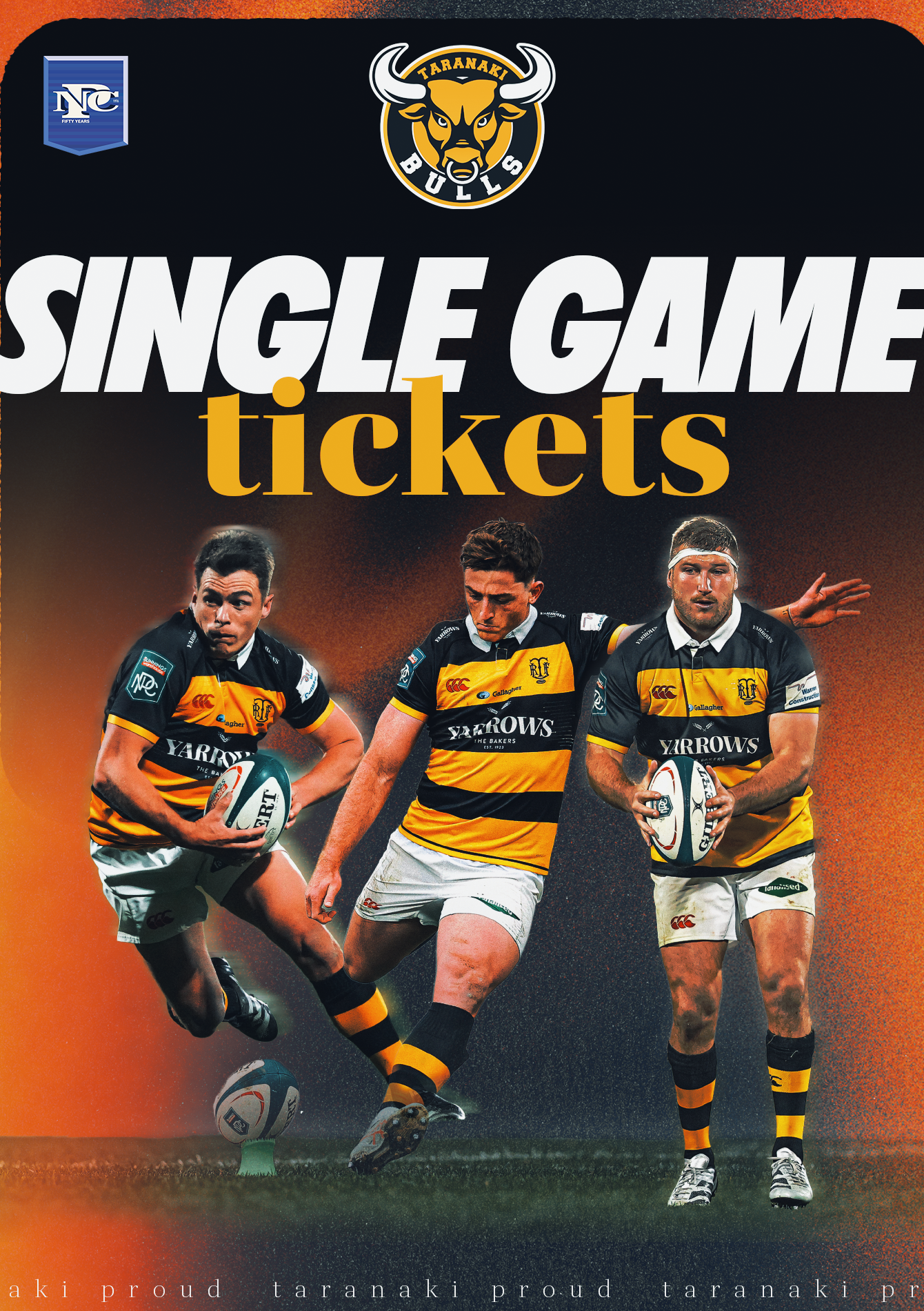 Yarrows Taranaki Bulls 2026 Season