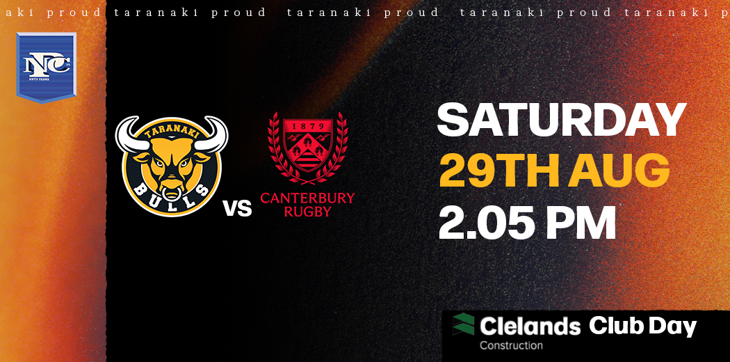 YARROWS TARANAKI BULLS v Canterbury