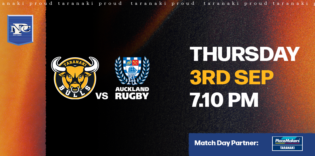 YARROWS TARANAKI BULLS v Auckland