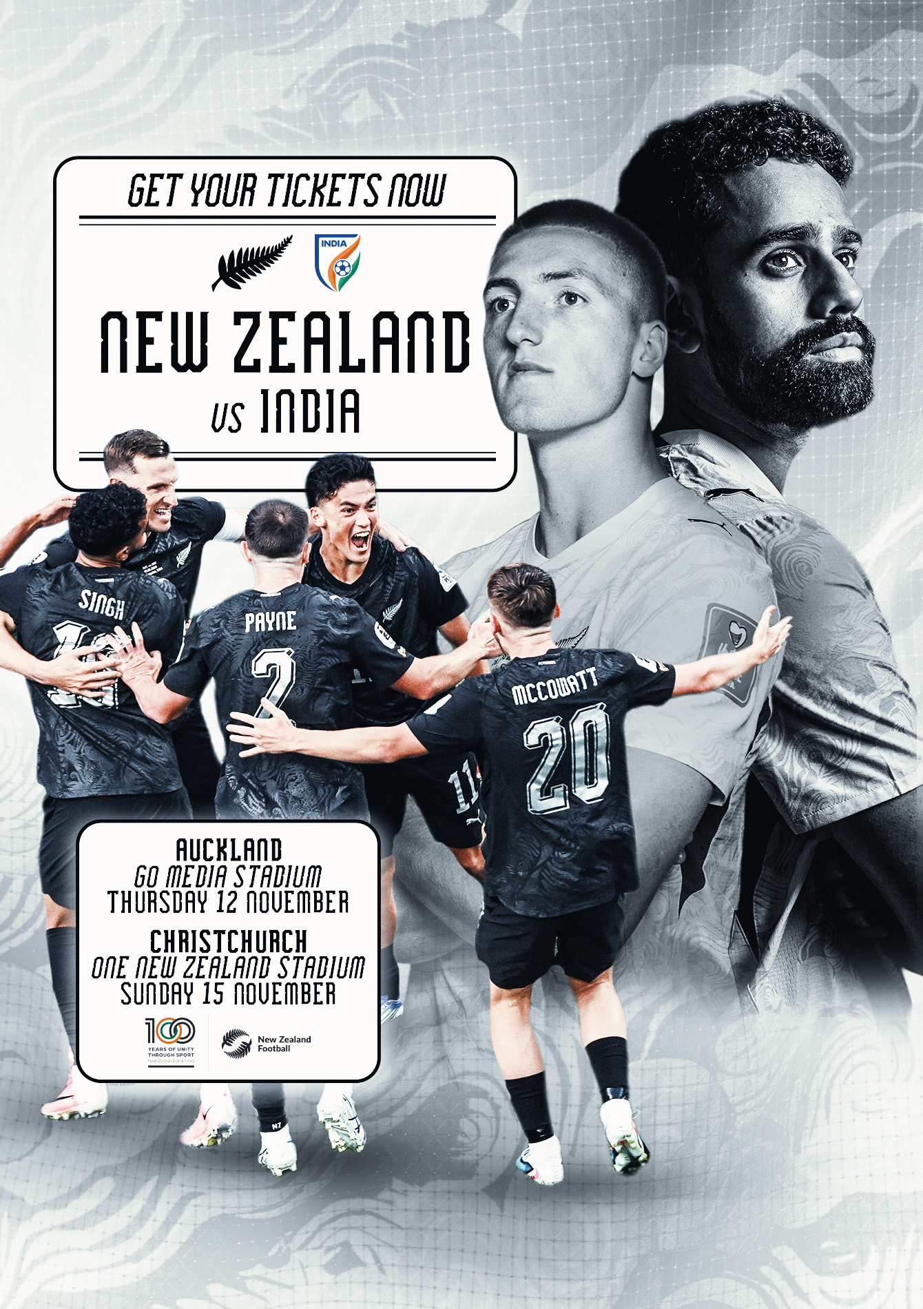 All Whites v India Series 2026