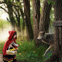 Little Red Riding Hood and the Wolf