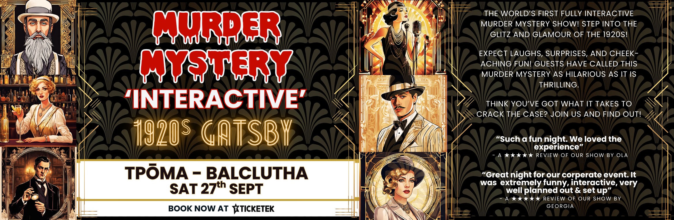 Murder Mystery Interactive - The Great Gatsby