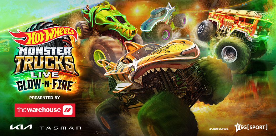 Glow-N-Fire Hot Wheels Monster Trucks Live